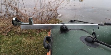 ЯКОРНАЯ РУЧКА СО ШКИВОМ И ВЕРЕВОЧНЫМ ЗАМКОМ ПОНТОННАЯ ЛОДКА