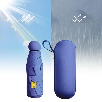 Складной зонт Зонт сильный водонепроницаемый для путешествий фиолетовый