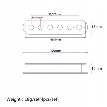 Аксессуары для гитары Humbucker Slug Bobbin