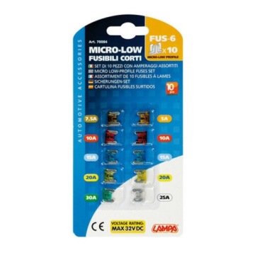 ZESTAW BEZPIECZNIKÓW SAMOCHODOWYCH MICRO-LOW