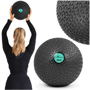 PIŁKA REHABILITACYJNA LEKARSKA TRENINGOWA DO ĆWICZEŃ SLAM BALL 8KG
