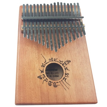 ПОРТАТИВНОЕ ПИАНИНО JEREMI W-17T-5 TATTOO KALIMBA 17-TONE МАХАГОНИ ZANZA MBIRA