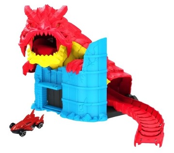 Teamsterz Tor Wyścigowy Klęska Smoka zestaw Beast Machines + Metalowe Autko