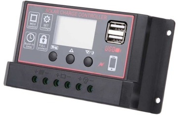Этот контроллер заряда солнечной батареи 12 В 24 В 20 А USB ШИМ-контроллер