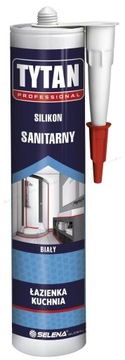 Silikon sanitarny biały TYTAN 280 ml