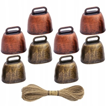 Металлический конный колокольчик на ферме против животных против животных