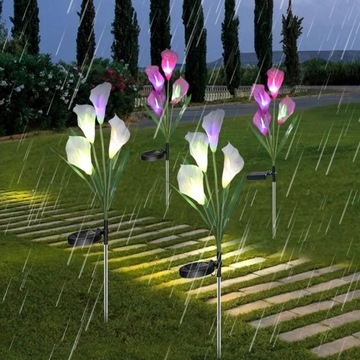 2x светодиодные солнечные лампы ЦВЕТЫ САДОВЫЙ ЦВЕТОК
