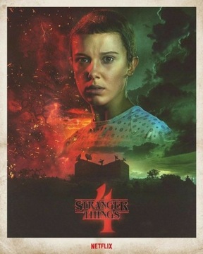 Oryginalny plakat Stranger Things 4 90x60 cm Obraz