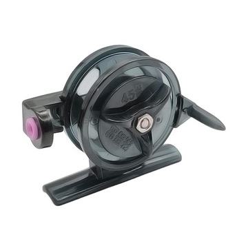 Катушка для зимней рыбалки, противоскользящее колесо для зимней рыбалки, портативное, черное, S