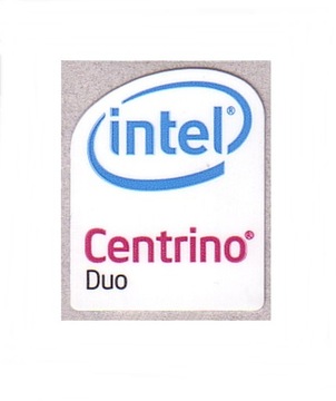 Naklejka Intel Centrino Duo 16 x 20 mm 031d