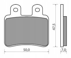 KLOCKI HAMULCOWE YAMAHA XT 125 R X DT 50 R X 02-