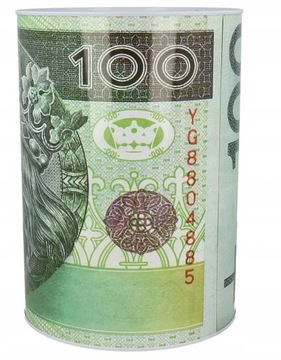 МЕТАЛЛИЧЕСКАЯ КОПИЛКА ДЛЯ ДЕНЕГ, НОМИН PLN