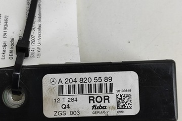 MERCEDES-BENZ C S204 ZESILOVAČ ANTÉNNÍ A2048205589 2012 25081867