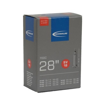 SCHWALBE SV18 Dętka ExtraLight 28 105g presta 40mm