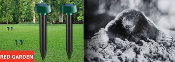 МОЩНЫЙ СОЛНЕЧНЫЙ ОТПУСКАТЕЛЬ КРОТОВ ОТ КРОТОВ, МЫШЕЙ, ГРЫЗУНОВ XXL, 2 ШТ.