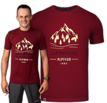 KOSZULKA T-SHIRT MĘSKI ALPINUS SPORT BAWEŁNA L