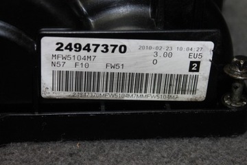 BMW E90 F30 F32 F10 F15 F01 2.5D 3.0D N57 - KRYT VENTILU HLAVA