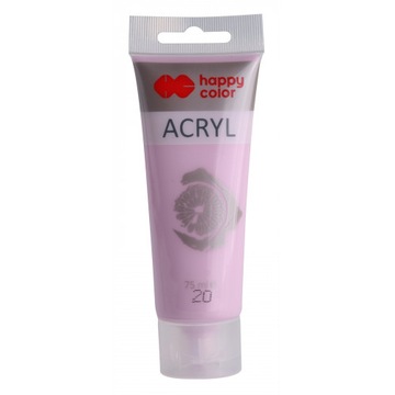 Farba akrylowa HAPPY COLOR 75ml JASNORÓŻOWA 20