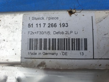BMW 1 I F20 F21 F23 F30 F31 belka pas przedni przednia uchwyt deformacyjny