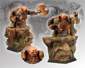 Figurka Scibor 28FM0031 RPG Dwarf General 28mm 24H