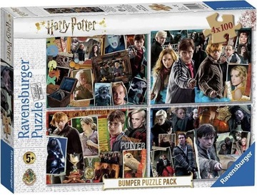 Puzzle 4x100 Harry Potter BumpPack Ravensburger