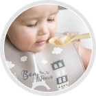 Силиконовый нагрудник Canpol с BONJOUR POCKET 4м+