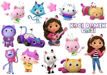 ТАТУ ДЛЯ ДЕТЕЙ КОШЕЧНЫЙ ДОМ ГАБИ МОЮЩИЙСЯ