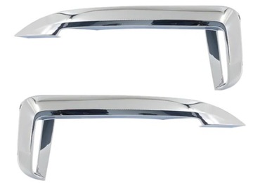 BMW 7 G11 G12 2015- LIŠTA VRSTVA  NÁRAZNÍKU CHRÓM LEVÝ PRAVÁ