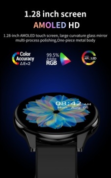 Умные часы Bluetooth Active 2 T2 pro золото, каучуковый ремешок