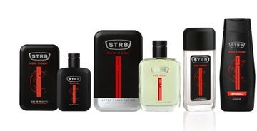 STR8 RED CODE ZESTAW 4cz EDT50ml+ASL100ml+ DNS85ml+ŻEL400ml