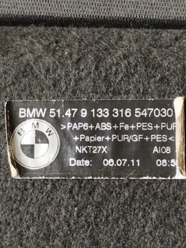 BMW X6 E71 POLIČKA ZADNÍ 9133316