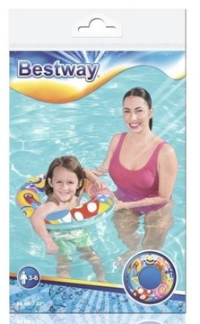 36013 Bestway dmuchane Kółko do pływania 56 cm KOŁO DLA DZIECI KOLORY