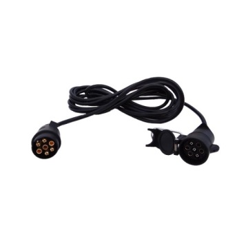 PRZEWÓD ELEKTRYCZNY SPIRALNY 2xWTYCZKA 7PIN 5M 12V