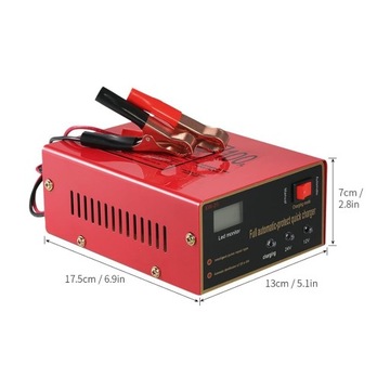 Shane MF-2 Автомобильное зарядное устройство-выпрямитель 6В/12В со светодиодными зажимами