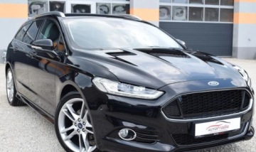 Ford Mondeo V Kombi 2.0 TDCi Bi-Turbo 210KM 2015 Ford Mondeo 2.0 TDCI 210 PS PowerShif ST-Line Fuul Ledy kamera Lopatki Na, zdjęcie 2