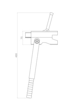 КОМПЛЕКТ ЗАЖИМОВ ДЛЯ ОПАЛУБКИ DUFTY x200 + КЛЮЧ