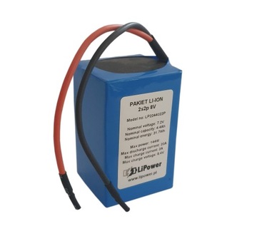 Akumulator Li-Ion LiPower 4400mAh 8V