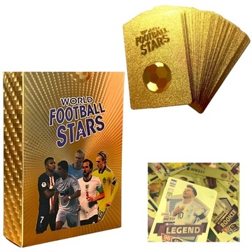 Kartki piłkarskie WORLD FOOTBALL STARS 55 zst Lewandowski, Messi, Ronaldo