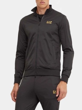 Спортивный мужской спортивный костюм EMPORIO ARMANI EA7 ЧЕРНЫЙ/ЗОЛОТОЙ полный размер XL