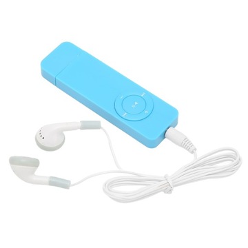 ODTWARZACZ MUZYCZNY MP3 KARTĘ WALKMAN NIEBIESKI
