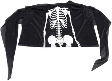 PRZEBRANIE DUCH KOŚCIOTRUP + MASKA SZKIELET SZKIELETOR LUŹNY KOSTIUM KRZYK