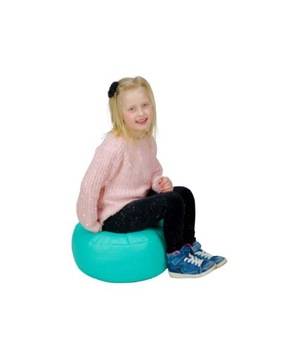 OKRĄGŁA PUFA ROLLER 40x18, PUF Z EKOSKÓRY, KOLORY