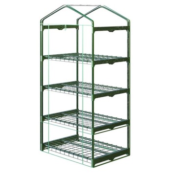 МИНИ-БАЛКОННАЯ ТЕПЛИЧНАЯ ПЛЕНКА 4 ПОЛКИ 160x70x50см