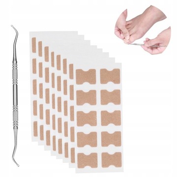 8x PATCH STRIPES для вросших ногтей на ногах.