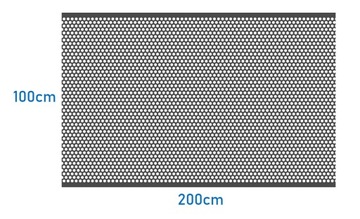 Blacha zwykła perforowana gr. 1 mm RV 2-3 100x200cm