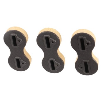 Коробка для плавников для досок для серфинга, 3 шт., круглая чашка, ПВХ