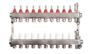 РАСПРЕДЕЛИТЕЛЬ 10, нержавеющая сталь, ПОДОГРЕВ ПОЛА