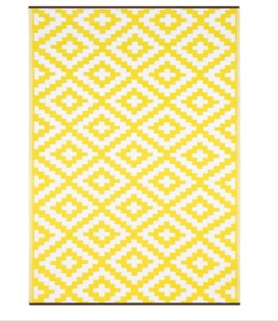 DYWAN TARASOWY ŻÓŁTO-BIAŁY 150x240 NIRVAN ZEWNĘTRZNY GREEN DECORE