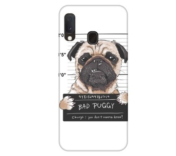 Etui pokrowiec do Samsung Galaxy A20e Bad puggy Ba