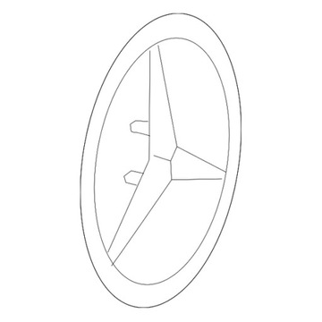 ZNAK KRYT ZADNÍ MERCEDES GL W166 X166 12-15